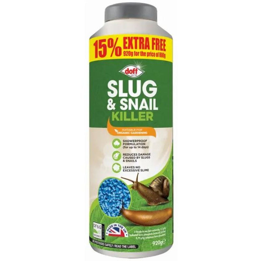 Doff Slug and Snail Killer 800g plus 20% free