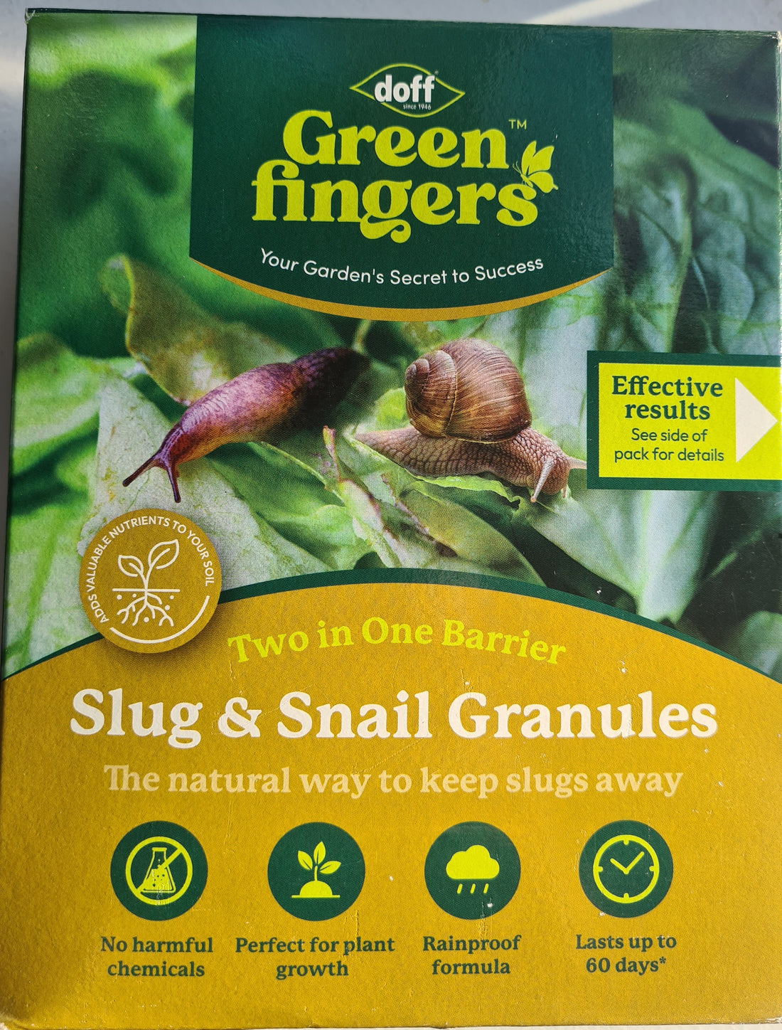 Doff greenfingers slug and snail granules 1kg box