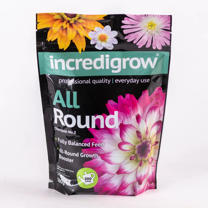 Incredigrow All round fully balanced feed. Chempak No.3 500g pack