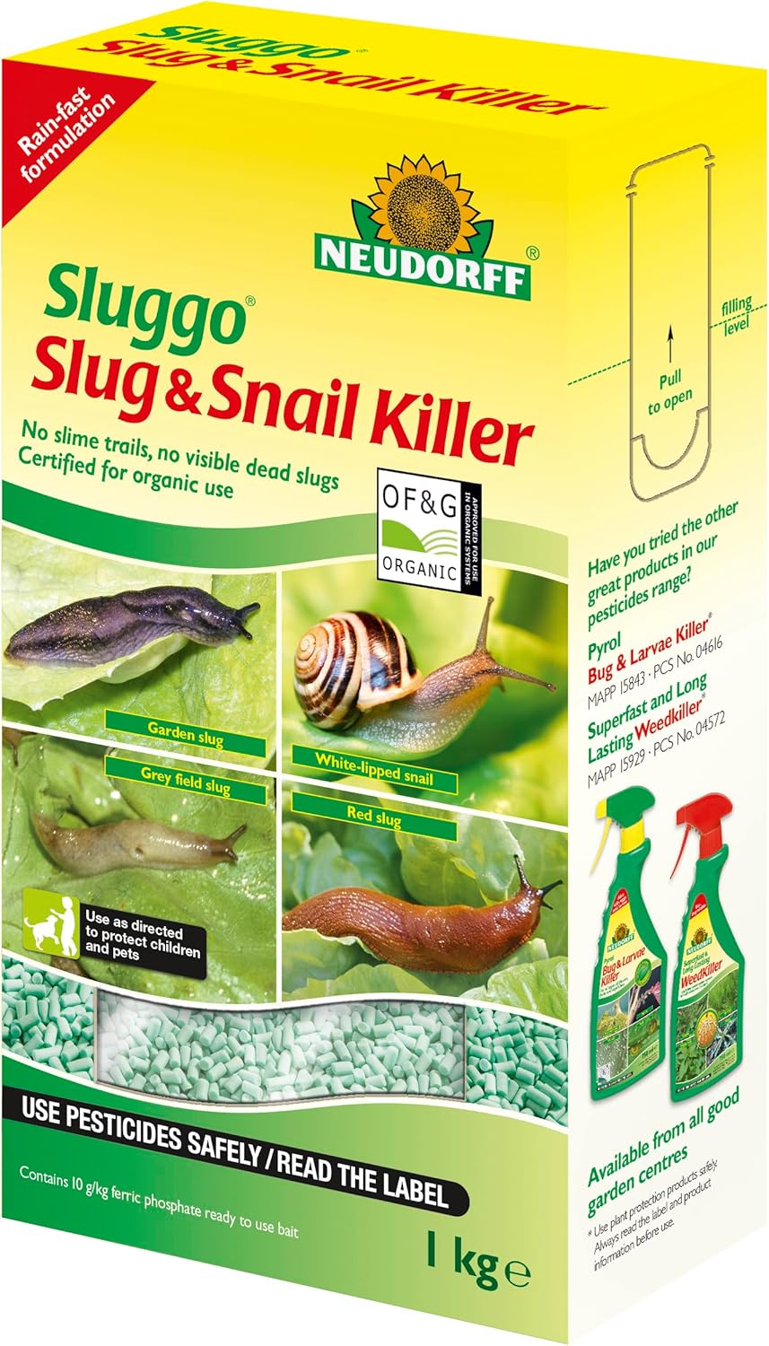 Sluggo Slug and Snail killer 1kg plus 20% free