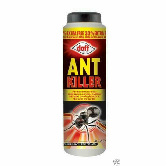 Doff Ant Killer powder cockroaches, earwigs, woodlice crawling insects 33% free.