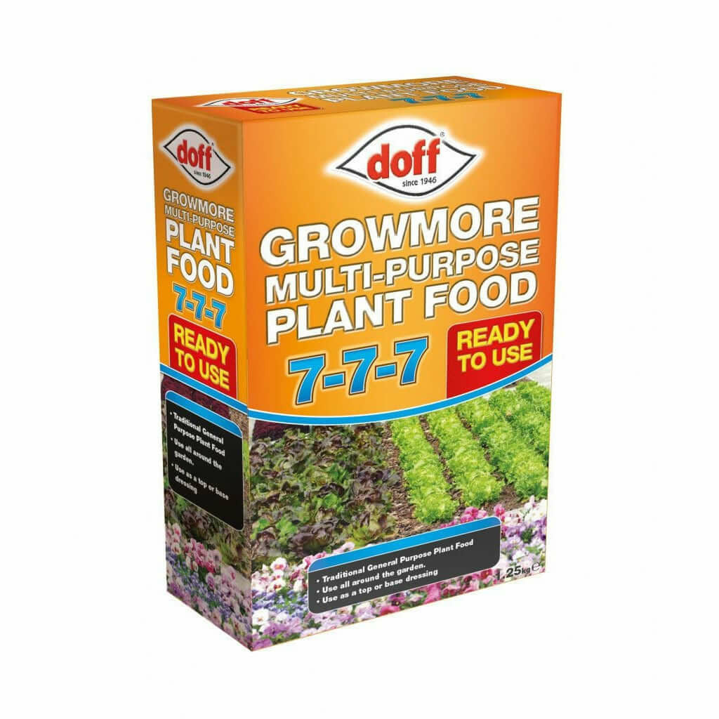 Doff Growmore Fertiliser 1.25kg, balanced garden fertiliser  from Gardening Requisites 4.99