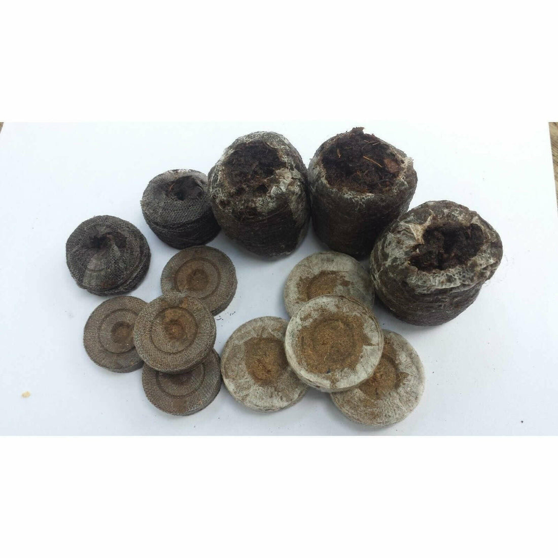 JIFFY PELLETS 24MM X 43MM COMPOST PLUG PELLETS X 100.