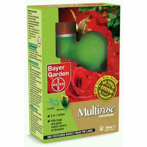 Multirose Concentrate 100ml Kills Bugs & Disease Control-Shrubs/Roses  from Gardening Requisites 8.95