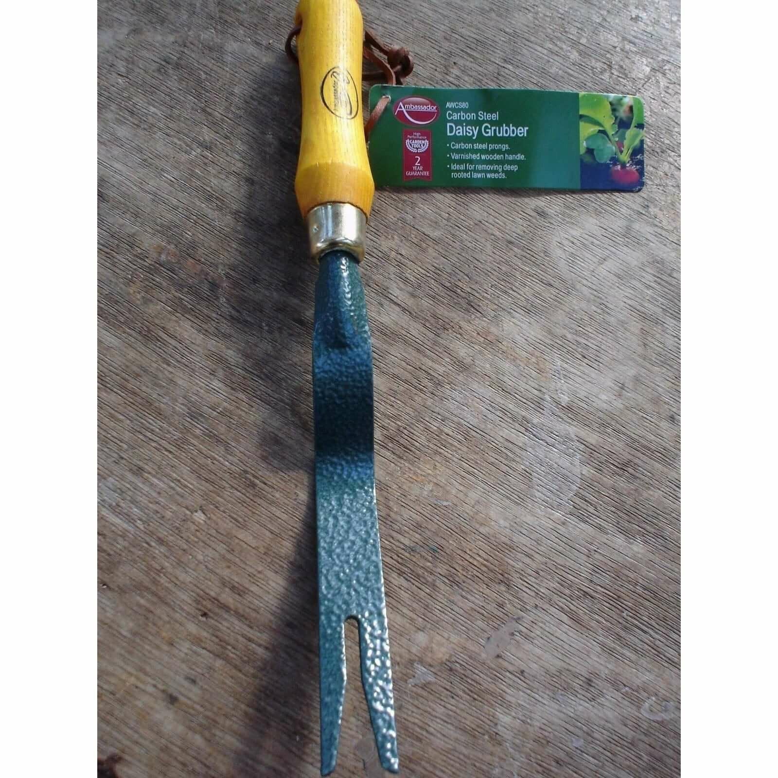 Daisy Grubber, strong construction, varnished wooden handle  from Gardening Requisites 4.99
