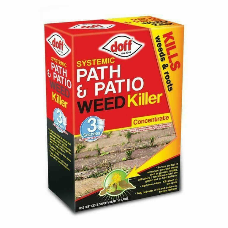 Doff Path and Patio Weedkiller 3 Sachet 3x100ml.