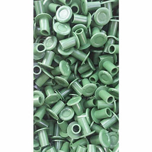 Rubber Cane Caps. Medium size for 8/10mm canes. Pack of 20  from Generic 4.95