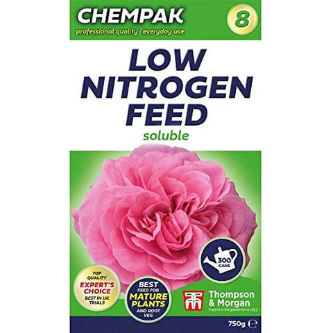 Chempak 8 Feed. Low Nitrogen Feed Fully Soluble Summer Plant Fertiliser 750g Pack by Thompson and Morgan  from THOMPSON & MORGAN 6.29