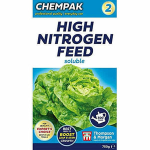 Chempak 2 Fertiliser High Nitrogen Feed Soluble Rapid Growth Plant Fertiliser 750g Pack by Thompson and Morgan  from THOMPSON & MORGAN 6.49