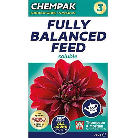 Chempak Feed 3 fully balanced plant fertiliser 750g Pack  from THOMPSON & MORGAN 6.49