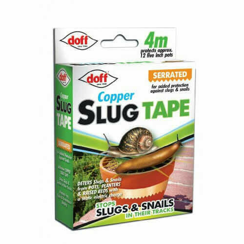 Doff Slug And Snail Copper Tape 4M. Slug and snail deterrent.