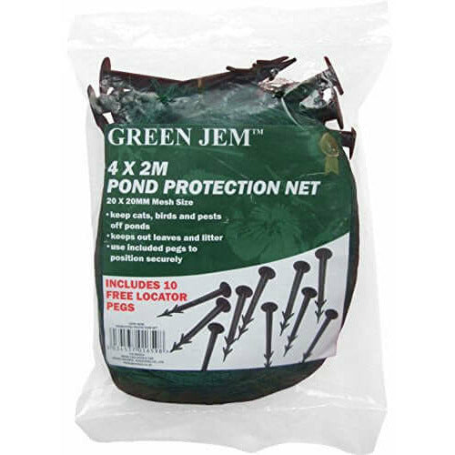 Pond Protection Netting, Green,  4m x 2m  from Green Jem 4