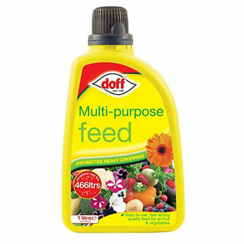Doff MultiPurpose Plant Food Liquid. For Flowers Fruit Garden Greenhouse Fast Acting 1L  from Doff 4.99
