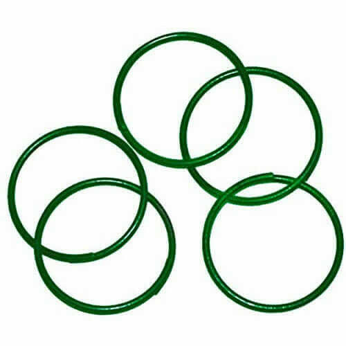 Tildenet Plant Rings plastic coated. Pack of 100 rings.