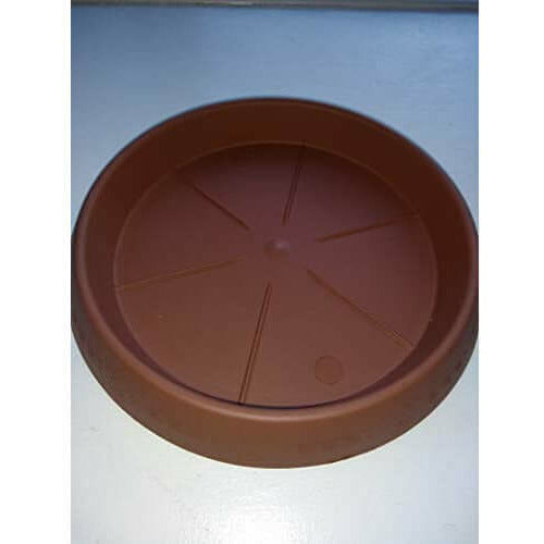 Plastic Plant Pot Saucers 20cm, terracotta colour, Pack of 5 saucers  from Generic 5.29