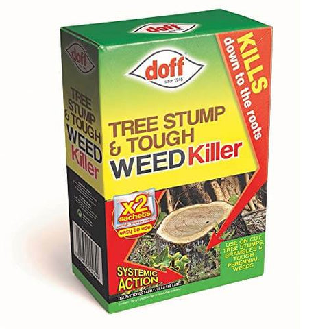 Doff Tree Stump Killer Tough Weedkiller Super Strength, 2 x sachets  from Thompson & Morgan 4.95