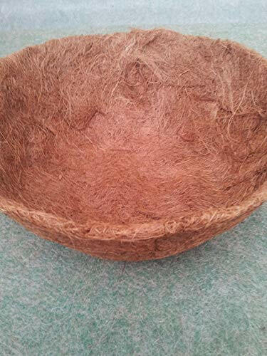 Coco fibre hanging basket liners 18'' Pack of 2 liners, heavy quality.  from Generic 13.99