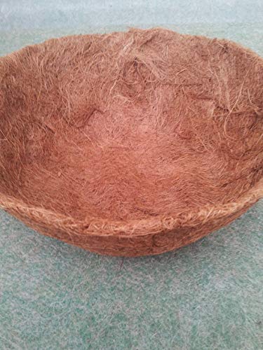 Coco fibre hanging basket liners 18'' Pack of 2 liners, heavy quality.  from Generic 13.99