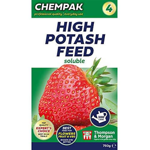 Chempak 4 fertiliser. High Potash Feed Fully Soluble Summer Plants Fertiliser 750g Pack by Thompson and Morgan  from THOMPSON & MORGAN 6.29