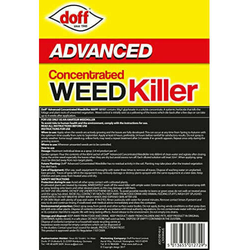 Doff Advanced Concentrated Weedkiller 3 x 80ml sachets  from Doff 5.79