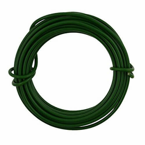 Green Garden Wire 5m x 3mm. Plastic coated garden wire.  from Green Jem 3.78