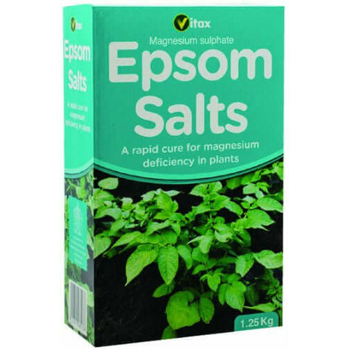 Vitax Epsom Salts Fertiliser, 1.25kg. Help cure magnesium defficiency.  from Vitax Ltd 6.95