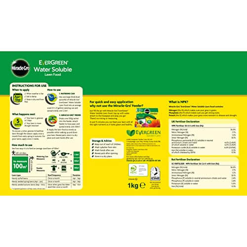 Miracle-Gro Lawn Food 1 kg, soluble lawn food  from Miracle-Gro 6.95