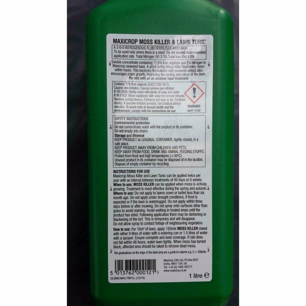 MAXICROP MOSS KILLER & LAWN TONIC 1Ltr  from Maxicrop 9.95