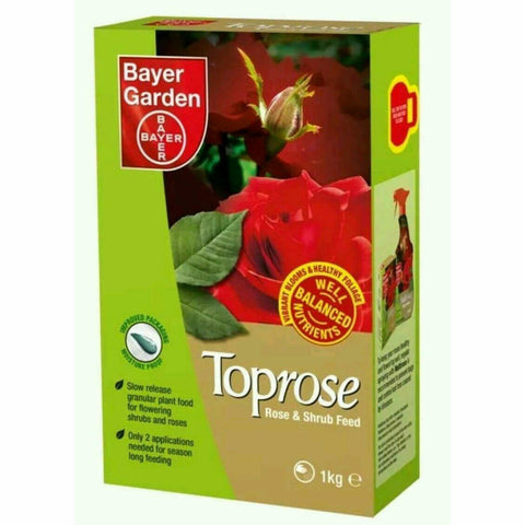 Bayer Toprose Fertiliser 1kg. Toprose rose fertiliser  from Bayer 5.29