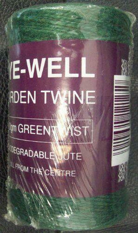 2 spools of Green Garden Twine 100gm spool, Green Jute  from Tye-well 5.99