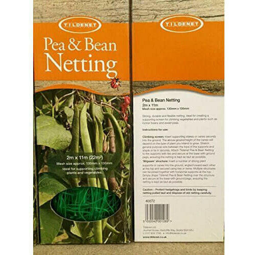 Tildenet pea and bean garden netting 2m x 11m  from tildenet 6.69