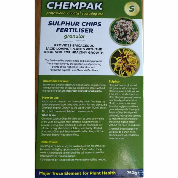 Chempak Sulphur Chips Granular Fertiliser 750g  from Chempak 5.95