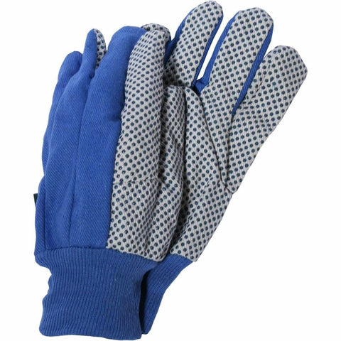 Town and Country Canvas Grip Gardening Glove, Large Size, Blue gardening glove from Gardening Requisites 3.95
