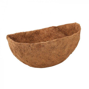 Coco Fibre 18" half basket/manger liners. Pack of 2 liners Coco fibre liner from Gardening Requisites 12.95