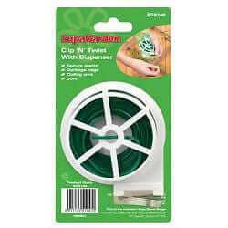 SupaGarden Clip n Twist with Dispenser and cutter, 30 metre.