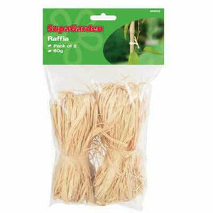 SupaGarden Raffia 80g Pack of 2 hanks.