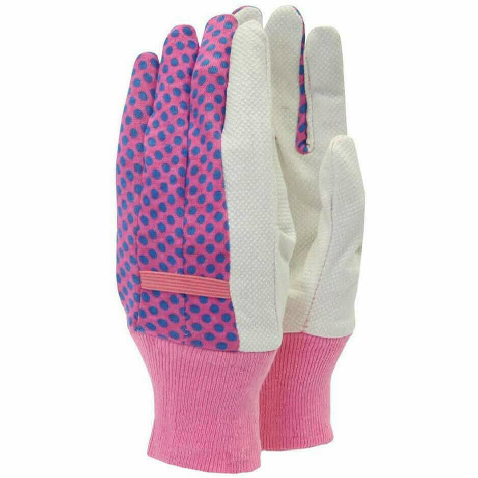 Town and Country Aquasure Grip ladies gardening gloves, medium size, pink.