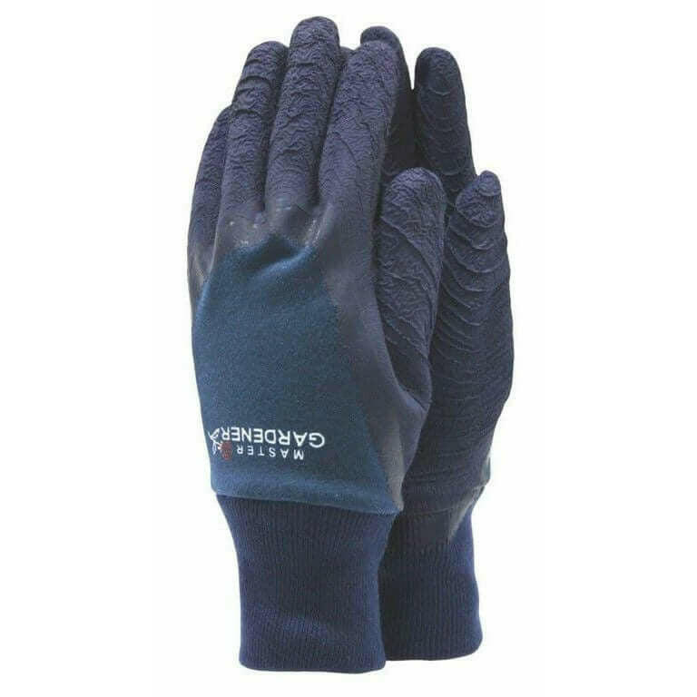 TOWN AND COUNTRY MASTER GARDENER GARDENING GLOVES MENS LARGE SIZE Navy colour.